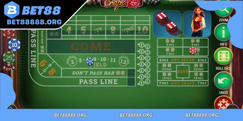 Playing Craps at BET88 made easy