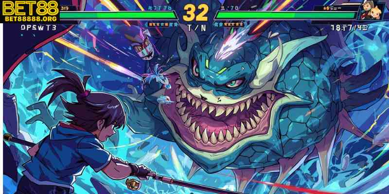 An intense boss fight scenario featuring giant sea creatures with high reward potential.